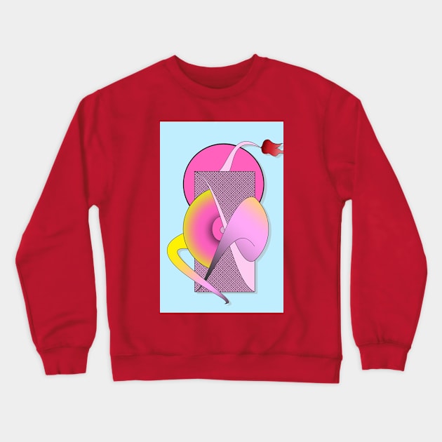 Abstract Dancer Crewneck Sweatshirt by IcarusPoe
